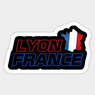 Lyon France Sticker